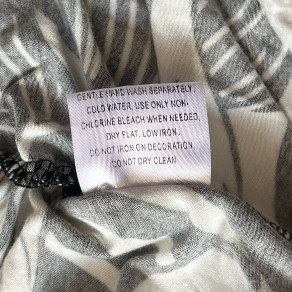 Joyous & Free Black and White Leopard and Floral Print Mini Dress - Picture 7 of 7